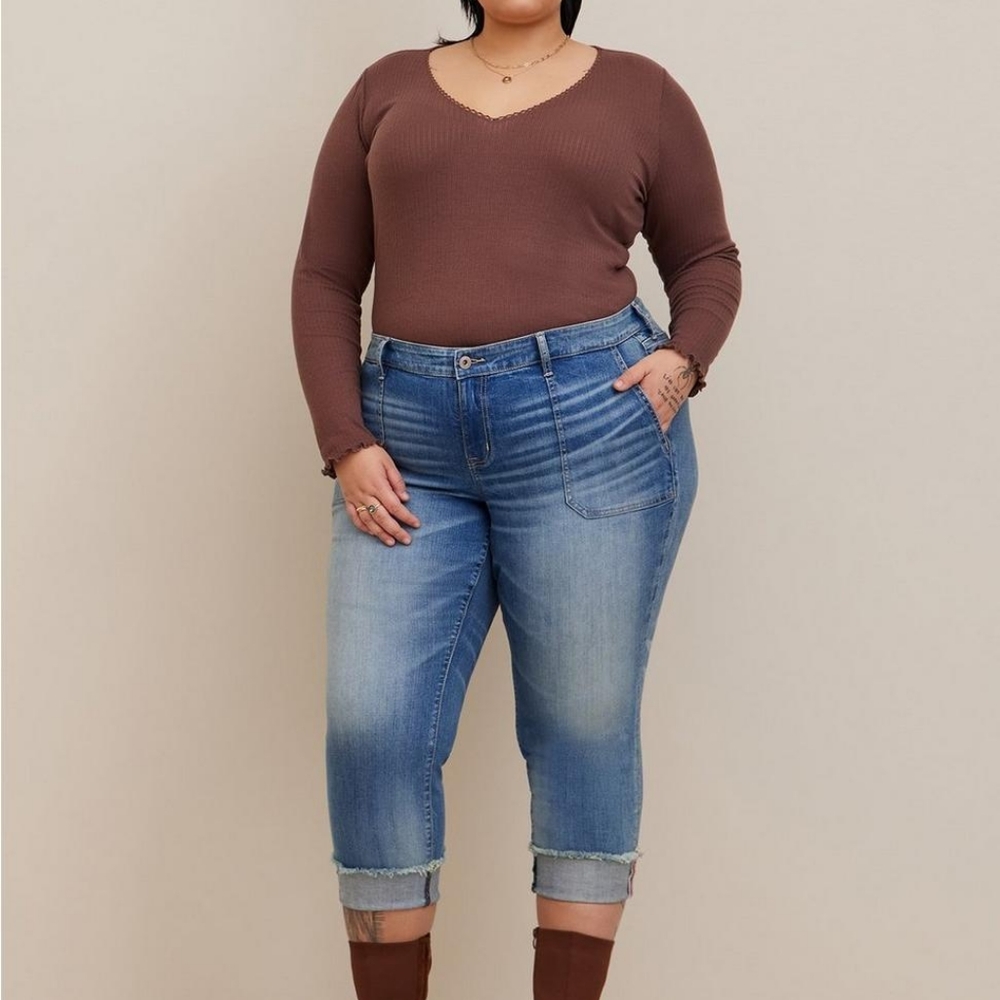 Brown V Neck
